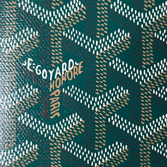 New Goyard Bi Fold Victoire Full Size Wallet - Coveted Green Canvas - Picture 12 of 14